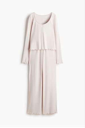 Kuschelige Damen Pyjamahose & Oberteil Gr. S