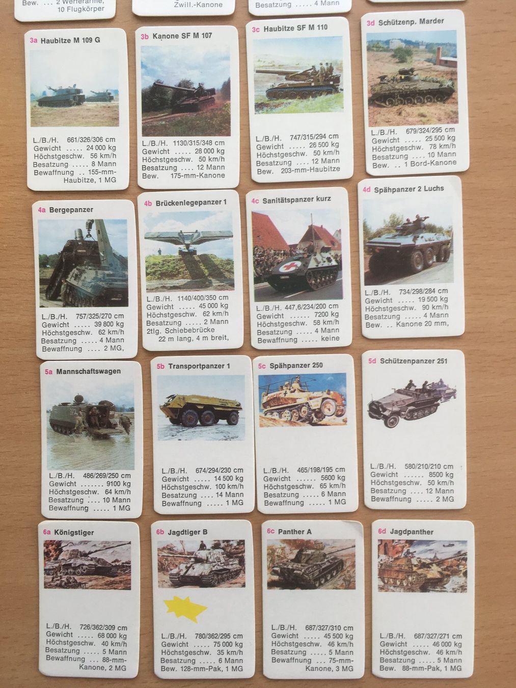 Giochi: Quartett – Panzer – Usato da Grenchen venduto da Kogi7 4
