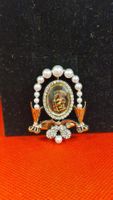 Vintage Brosche, Modeschmuck, goldfarben, jetzt aktuell!