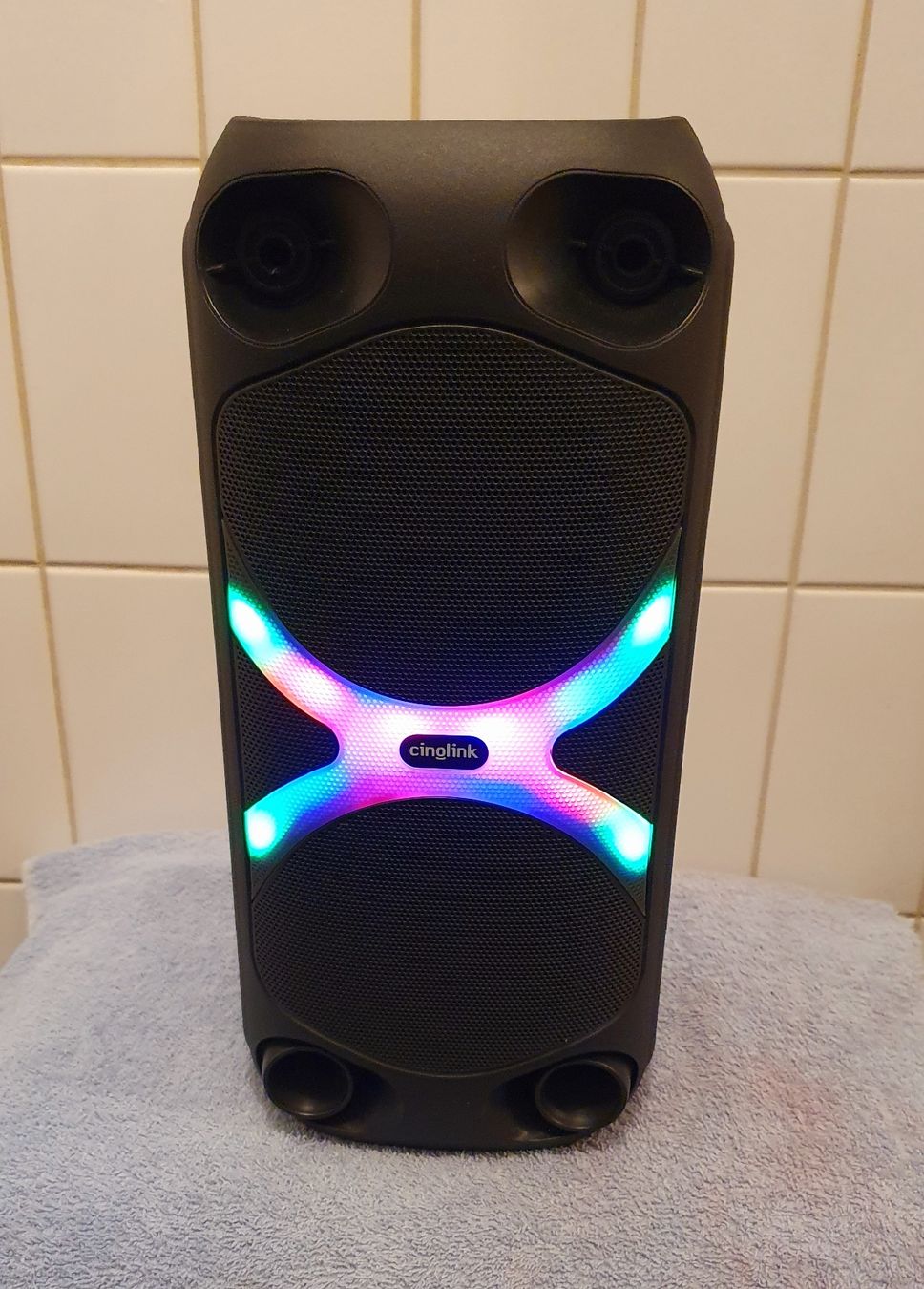 Haut-parleurs: Enceinte portable Cinglink Party Box avec éclairage LED – Neuf (Voir description) à Sion par sus_n79l 1