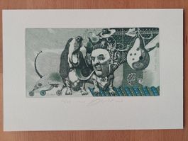 Exlibris Juri Jakovenko - Original Radierung signiert