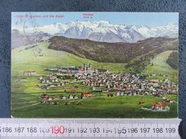 EINSIEDELN 1915 UND DIE ALPEN SZ AK