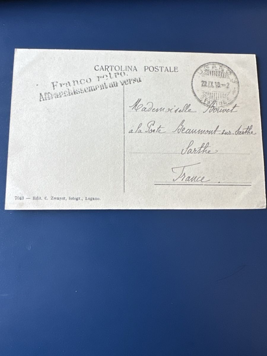 Ansichtskarten: Bre’ Lugano. super 1910 !! – Gebraucht aus Morbio Inferiore von Ecod 2