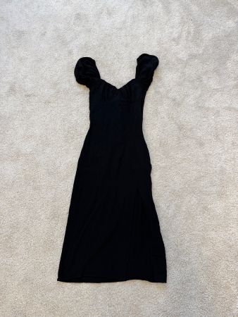 Bershka Sommerkleid schwarz