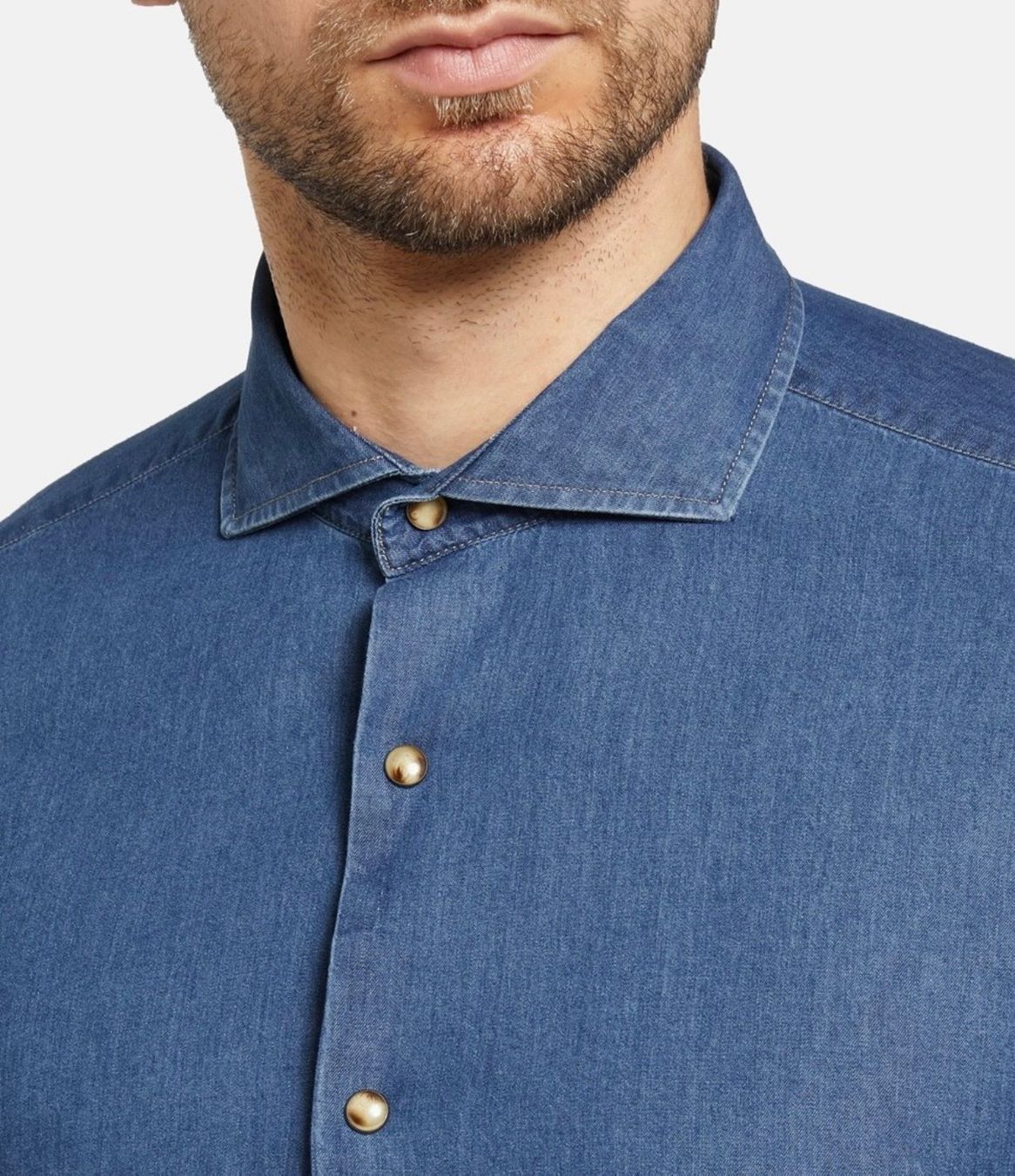 Camicie: Lorenzoni Jeanshemd - Grösse XL – Nuovo e nell'imballaggio originale da Wittenbach venduto da bes_k8vr 2