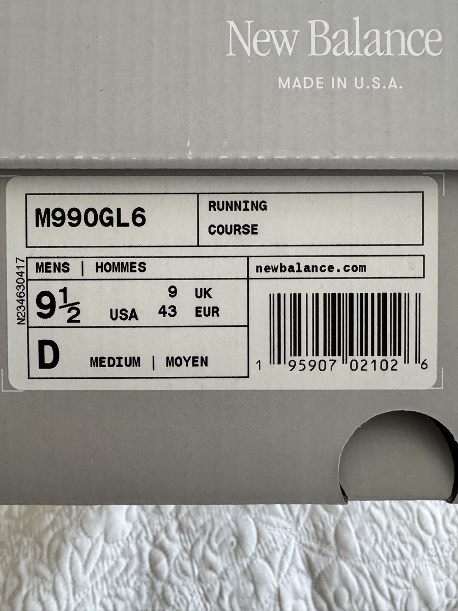 New Balance Scarpe da uomo: New balance 990 v6 unworn – Nuovo e nell'imballaggio originale da Geneve venduto da Quace 1