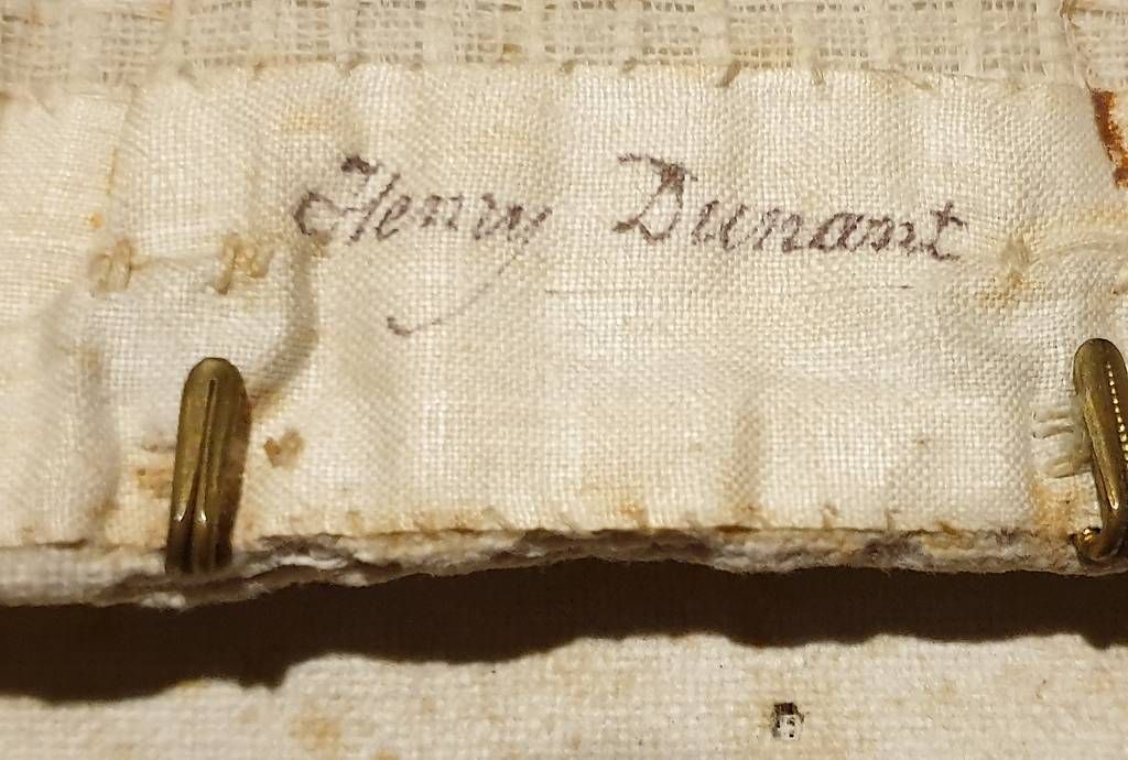 Plaketten & Abzeichen: Original Armbinde - Mostrina ORIGINALE di Henry Dunant – Gebraucht aus Pianezzo von Millecolline 1