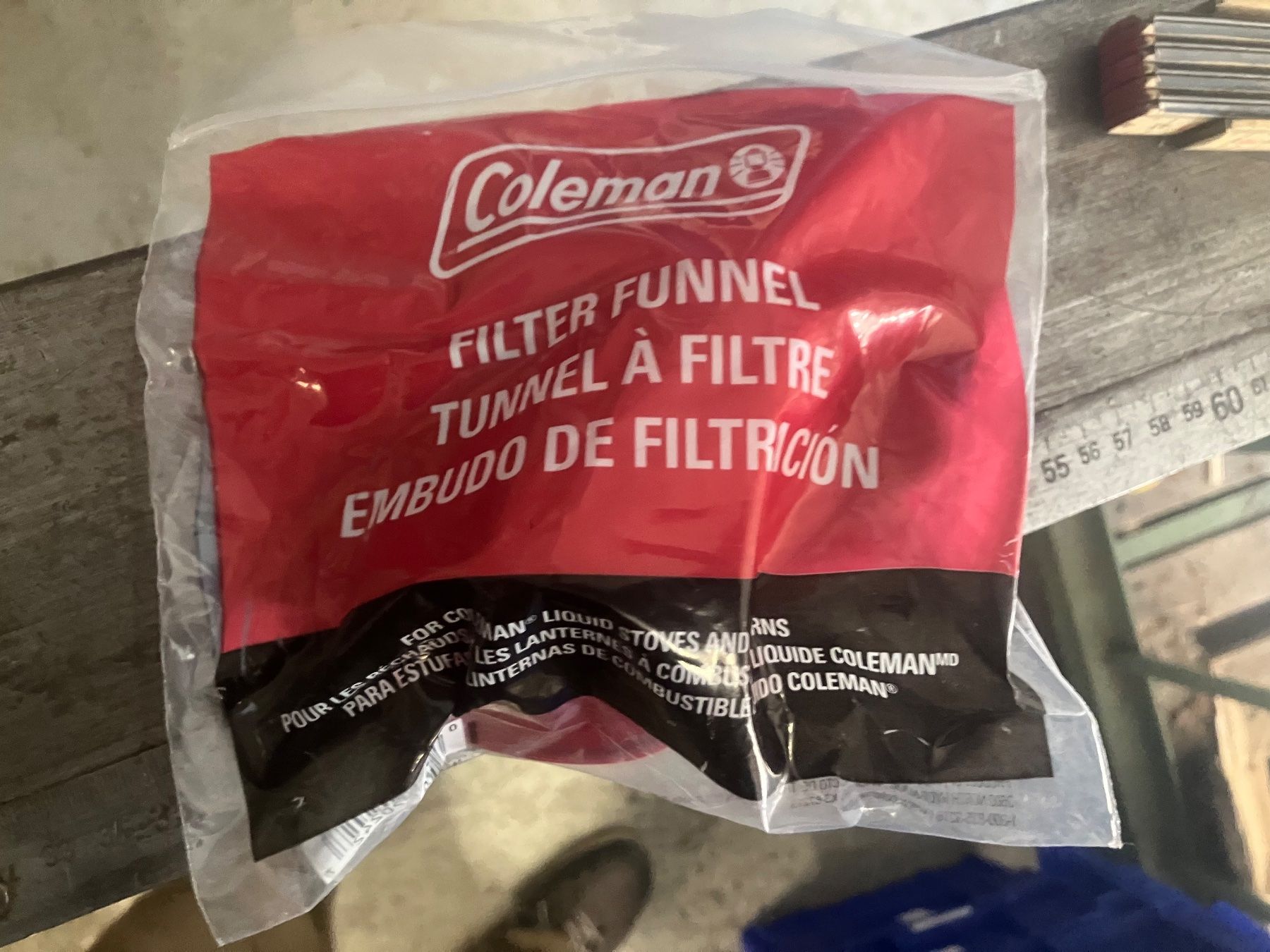Autres appareils anciens: Coleman Benzintrichter mit Filter – Neuf avec emballage d'origine à Zollbrück par outlet16 2