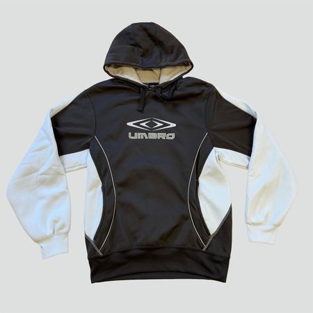 Vintage Umbro Hoodie Two-Tone Retro Sportswear L
