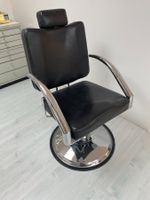 Friseurstuhl schwarz höhenverstellbar guter Zustand