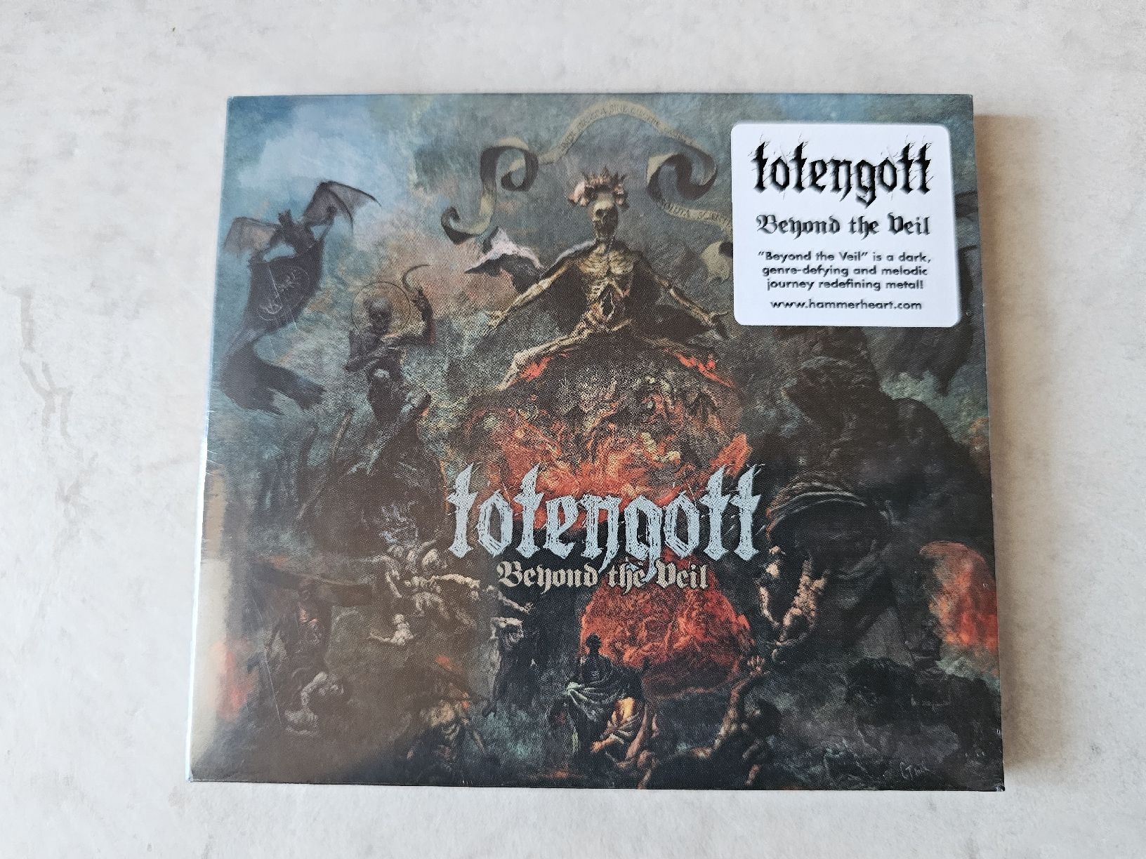 CD: Totengott  -  Beyond The Veil  /  Fabrikneu – Nuovo e nell'imballaggio originale da Schneisingen venduto da backstore24
