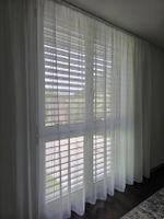 Vorhang Voile Weiss
