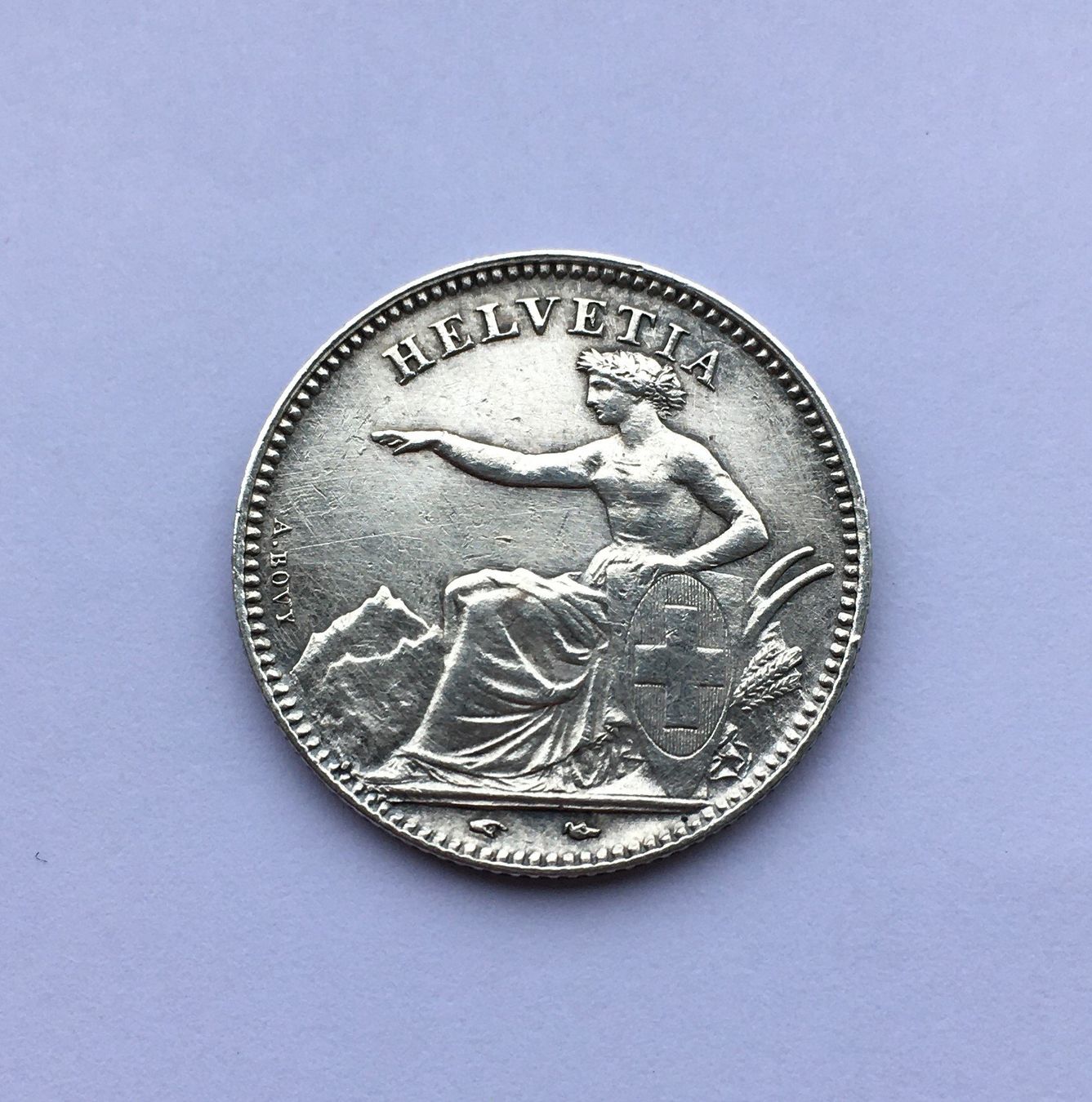 Tutti le monete: 1850 1 Franken -unz – Usato da Kirchberg SG venduto da Zenhad69 1