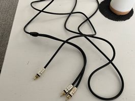 Hama schwarze RCA-Kabel (Cinch) 