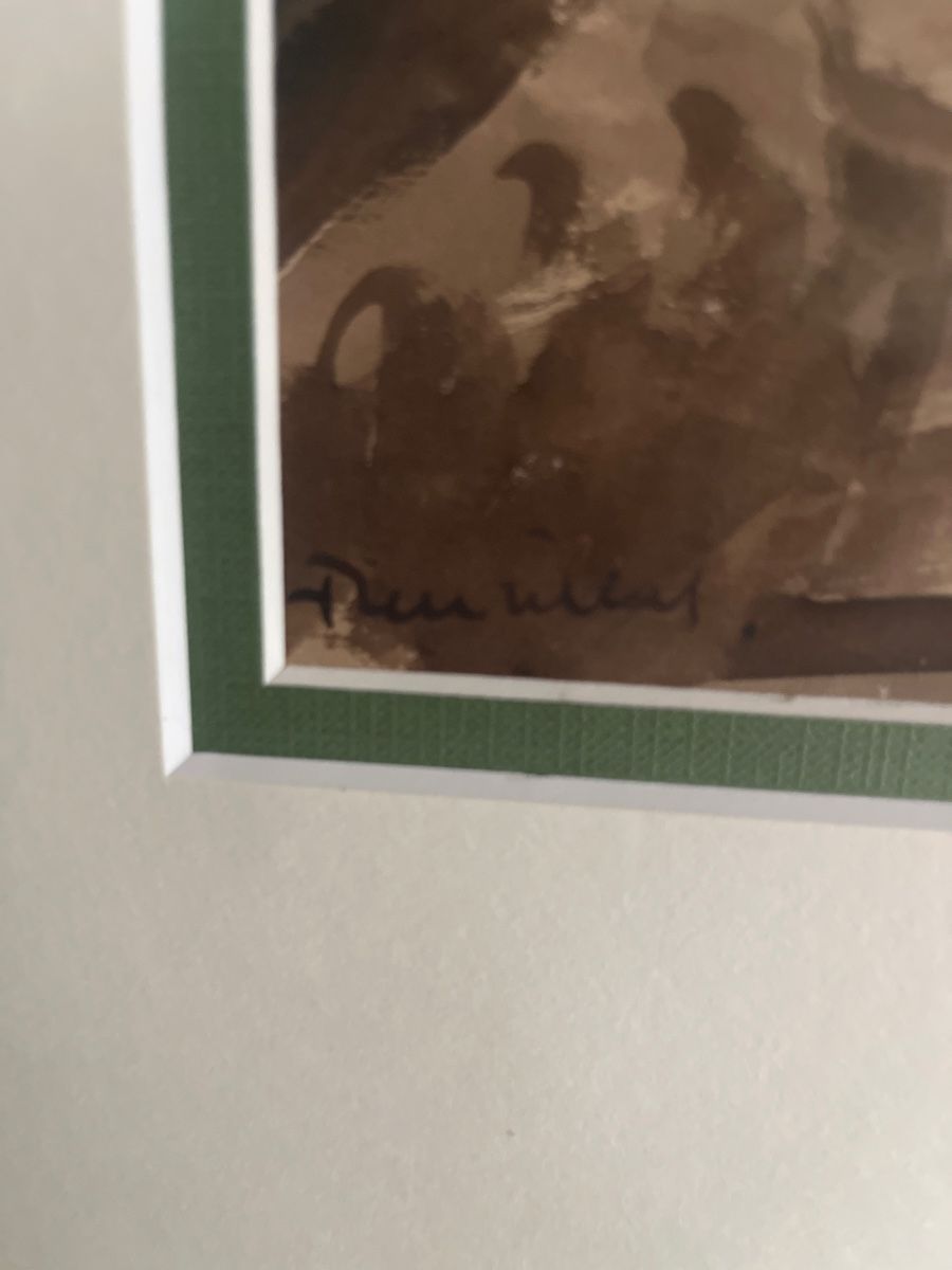 Dipinti: Aquarelle Originale Herbert Theurillat Signée – Usato da Crissier venduto da Texavery01 3