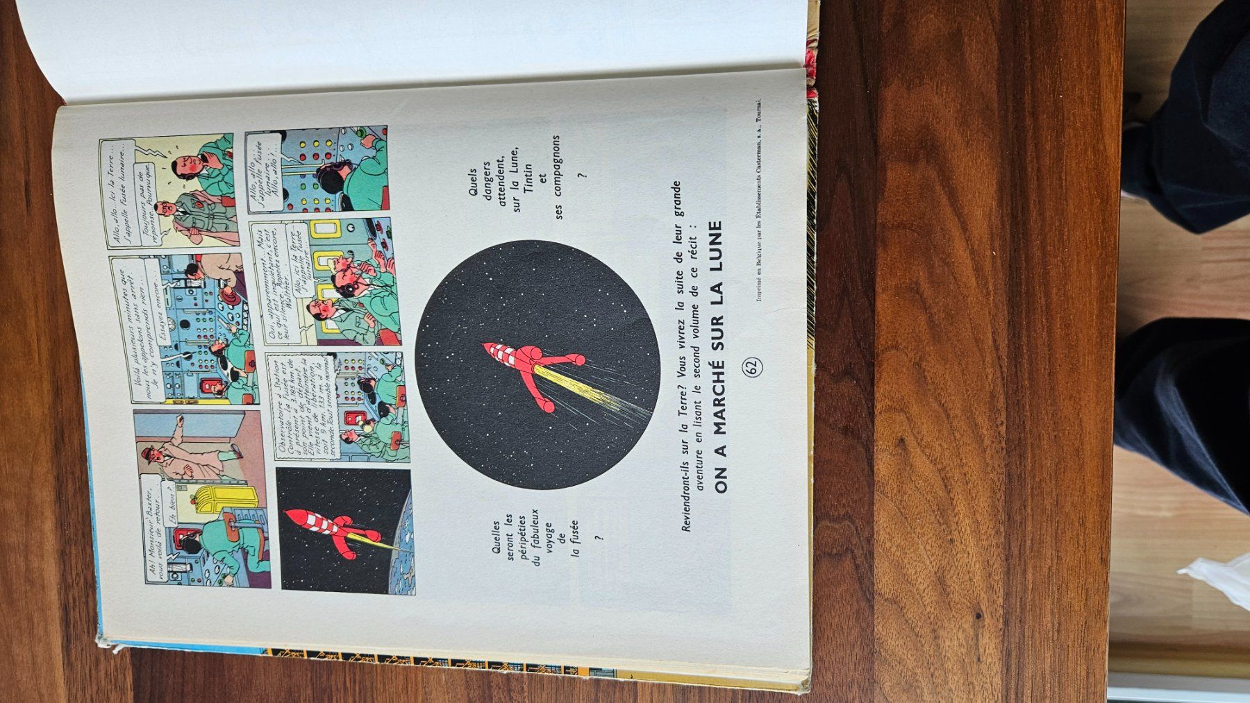 Fumetti: Tintin Objectif Lune 1953 – Usato da Untervaz venduto da FullFlap777 8