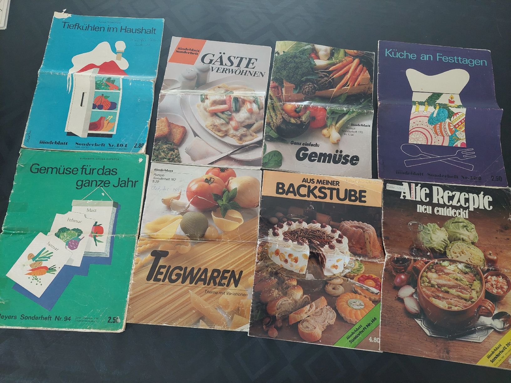Revues & Magazines: Alte Kochhefte von 1968-1981 meyers Modeblatt  – D'occasion à Zetzwil par lanst08