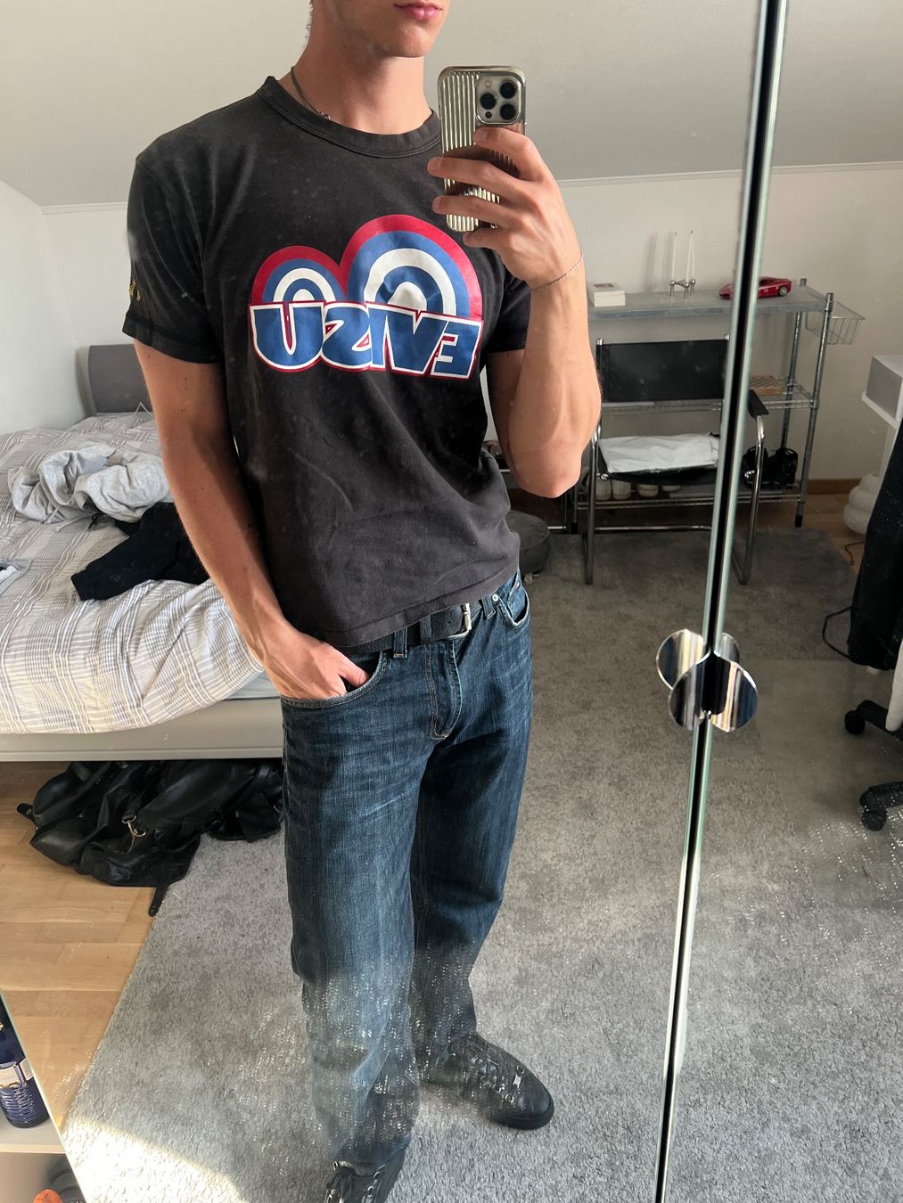 Evisu T-shirt: Evisu Vintage T-Shirt – Usato da Niederlenz venduto da Nicolas37 1
