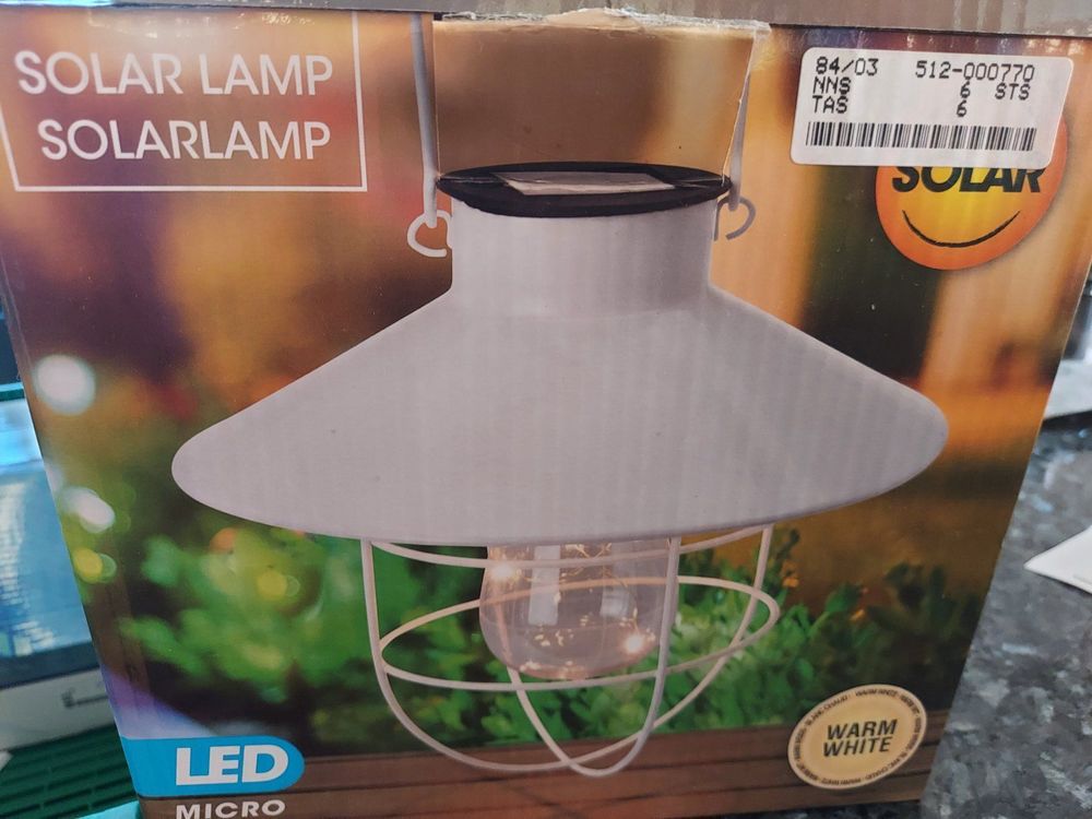 Solarlampe zum Aufhängen / O 102 Kaufen auf Ricardo
