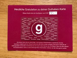 Gutschein CHF 50'.- für grepery's