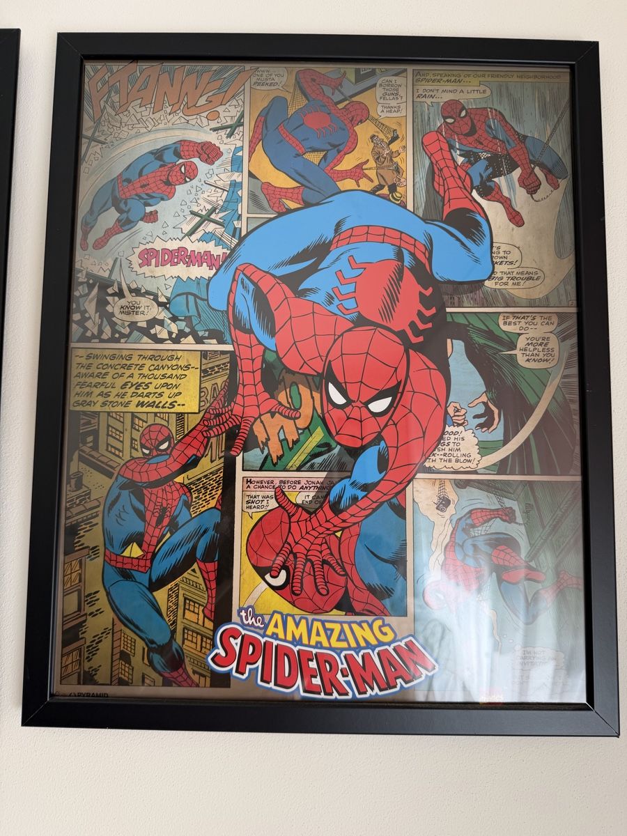 Poster & Bilder: 4 Stk Marvel Comic Poster retro gerahmt – Gebraucht aus Gerlafingen von anj_c7vb 1