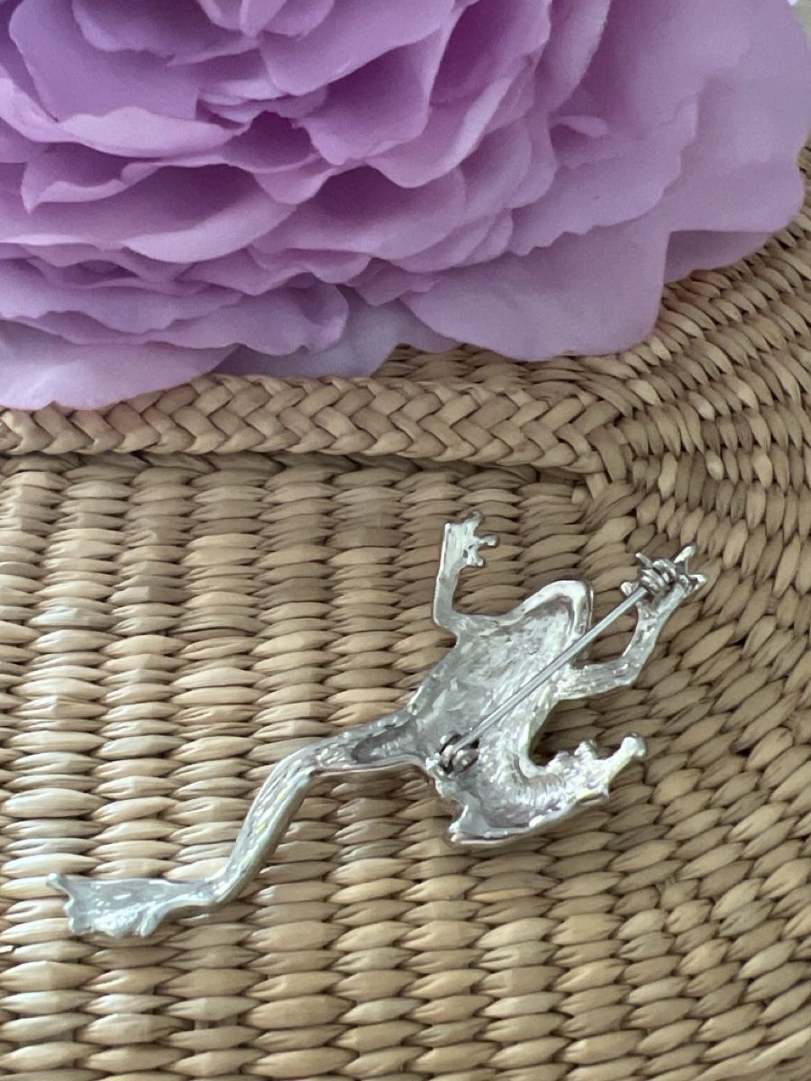 Spille & Fermagli: Schöne Frosch Brosche  – Nuovo (secondo la descrizione) da Seon venduto da Sunny-Schmuck78 2