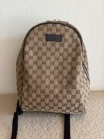 Gucci Rucksack GG Canvas beige braun