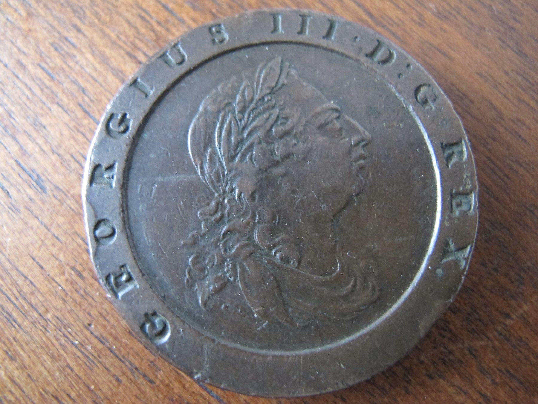 Tutti le monete: Georgius III D.G. Rex Britania 1797 – Usato da Wädenswil venduto da Turusukko