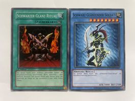 YuGiOh Schwarz glänzender Soldat + Ritual