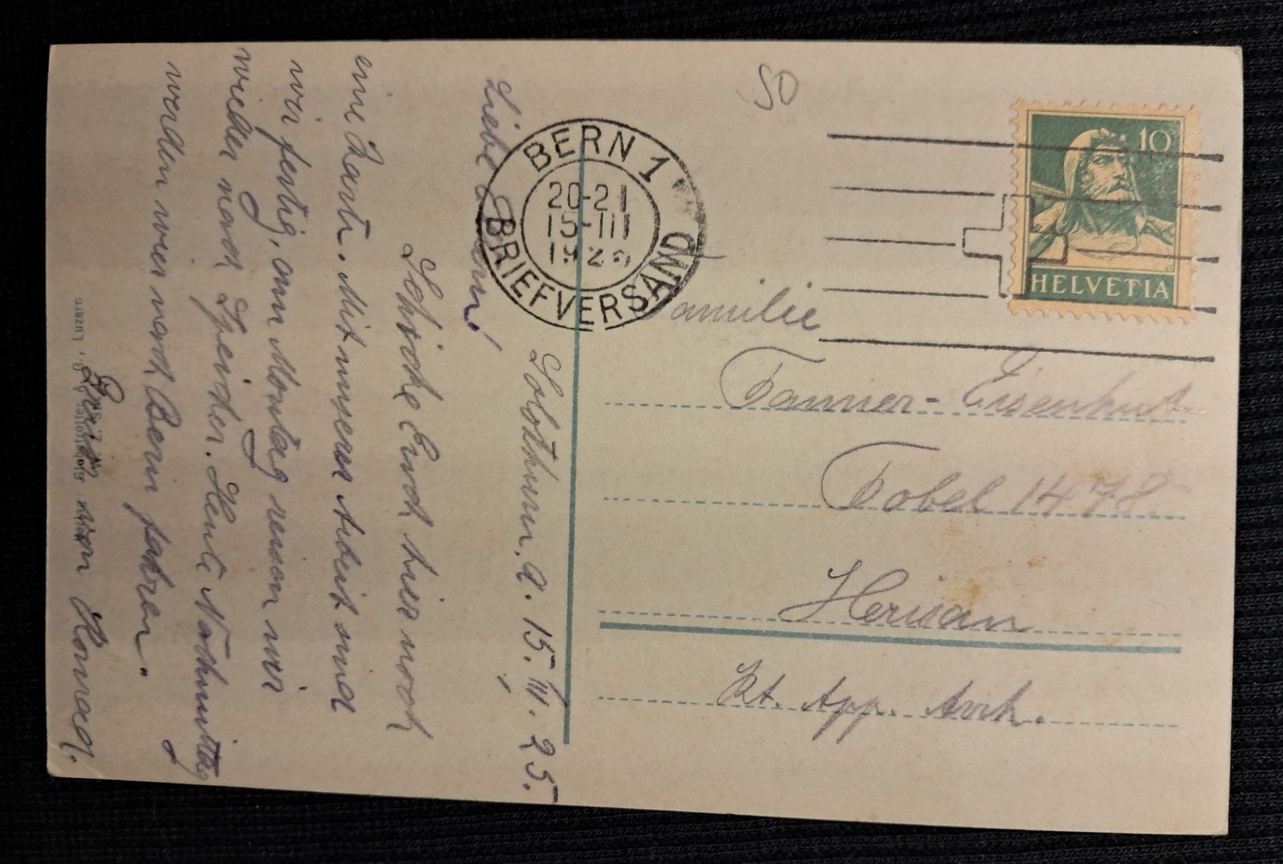 Cartoline postali: SOLOTHURN 1925 - ANIMIERT – Usato da Ponto Valentino venduto da giorgia06 1