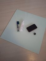 Glasboard Whiteboard Memoboard inkl. Zubehör, Top Zustand!