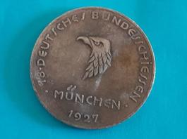 Medaille Bundesschiessen 1927 München, 40mm