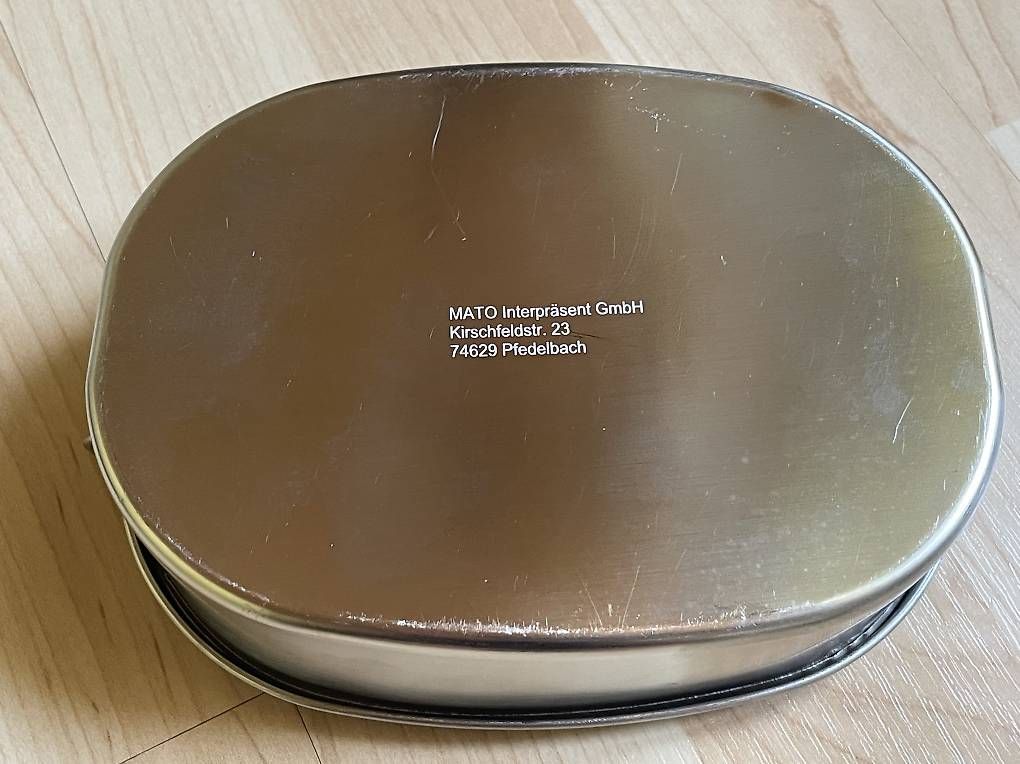 Contenitori & Simili: Edelstahl Znüni Brotbox Größe 5x16x11cm – Usato da St. Gallen venduto da K_Blum 2