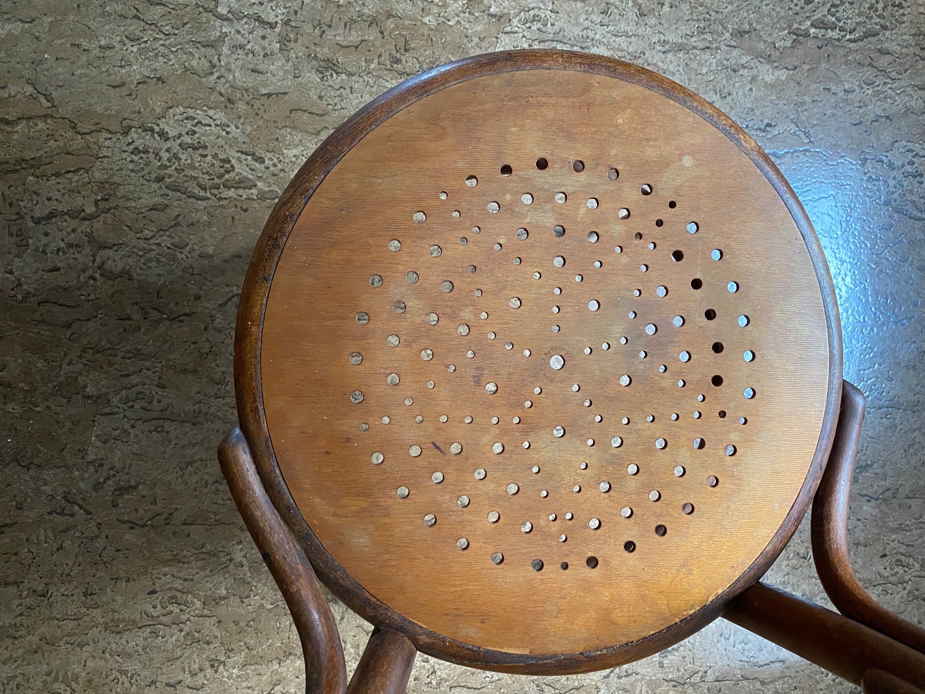 Sedie: Holzstuhl gebogen Thonet Stil Bugholz Sitz Sternmuster – Usato da Stein AR venduto da claire009 9