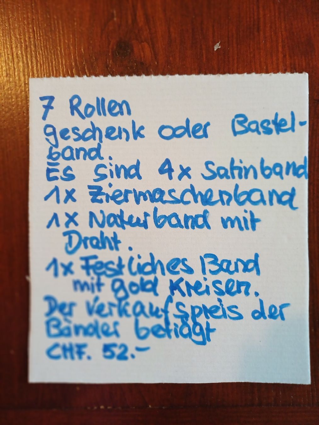Nastri decorativi: 7 angefangene Geschenk oder Bastelbänder – Nuovo (secondo la descrizione) da Gächliwil venduto da lesidees 6
