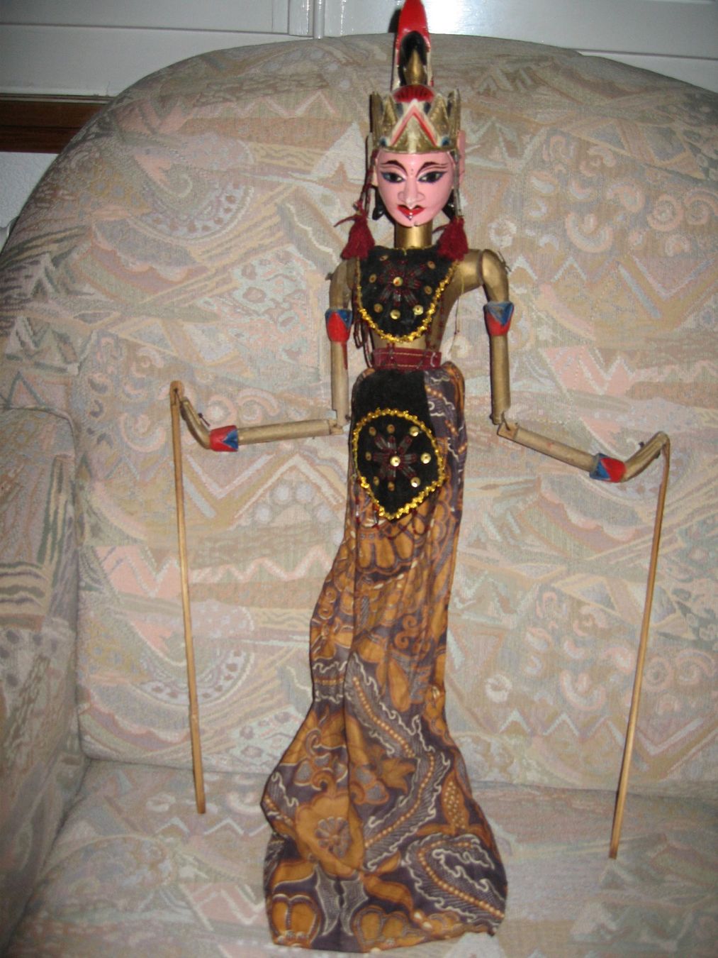 Bambole: Wayang Golek Stabpuppe aus Bali – Usato da Thun venduto da ade_h6qs