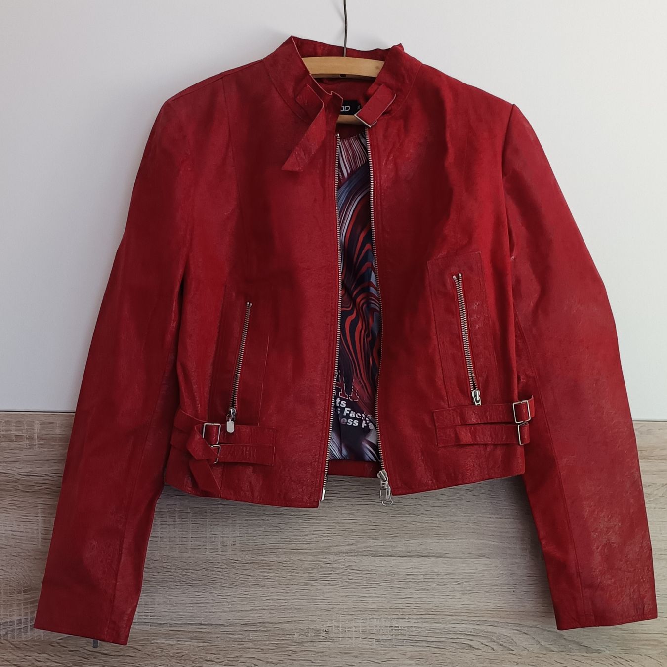 Giacche: Rote Lederjacke Gr36 Echtes Leder – Usato da Mumpf venduto da anelva
