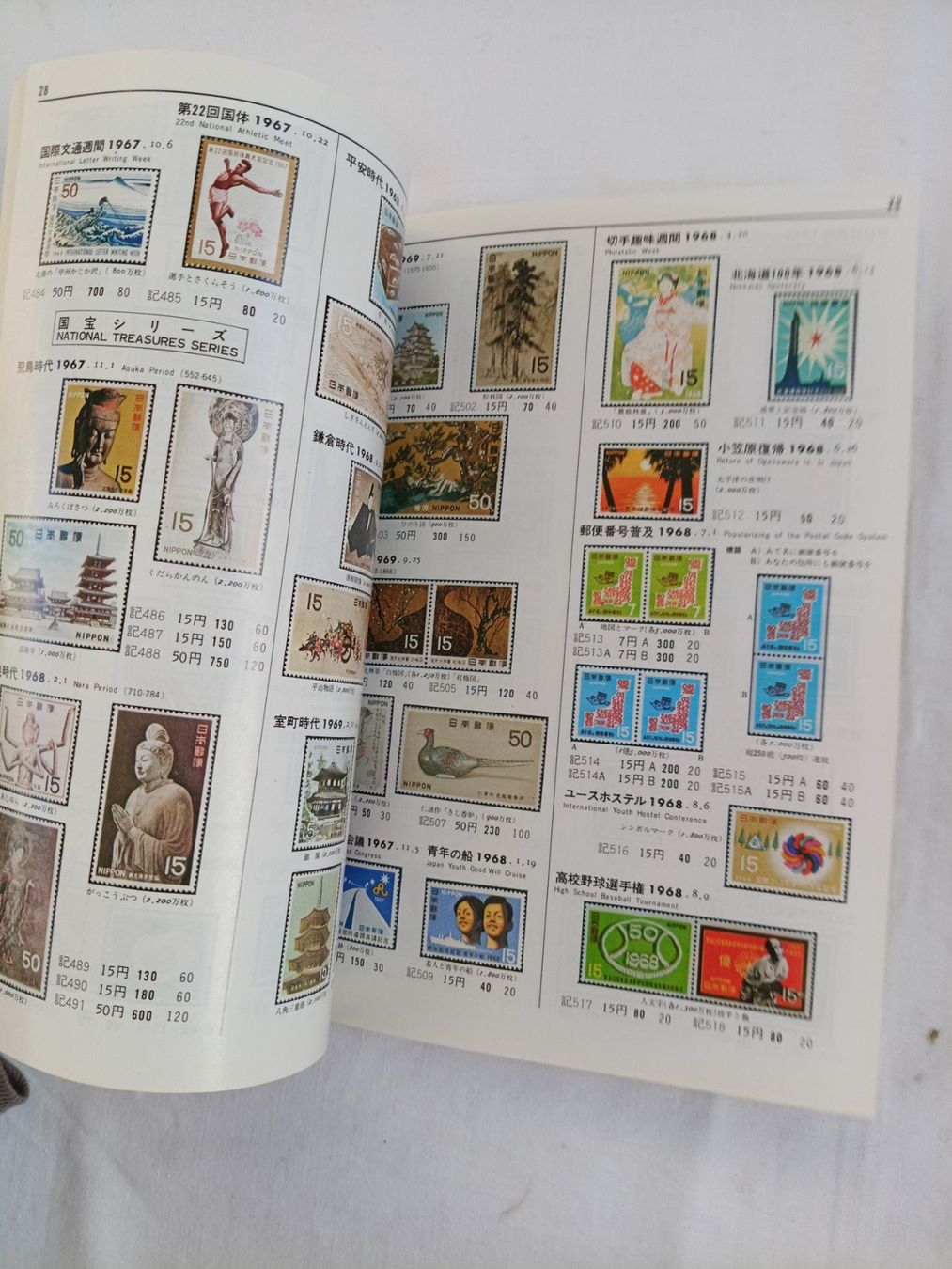 Tutti i francobolli: Briefmarkenkatalog Japan 1975 – Usato da Winterthur venduto da Sacramons 8