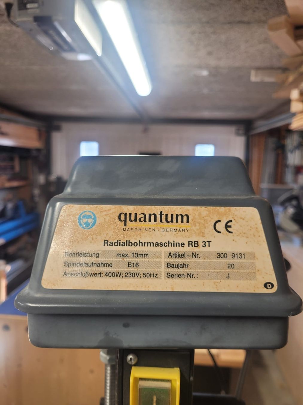 Trapani: Ständer Bohrmaschine/ Radialbohrmaschine Quantum – Usato da Wangen SZ venduto da schnuppi0509 6