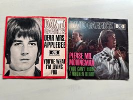 DAVID GARRICK tolle Singles Applebe + Mr. Movingman Kult 60'