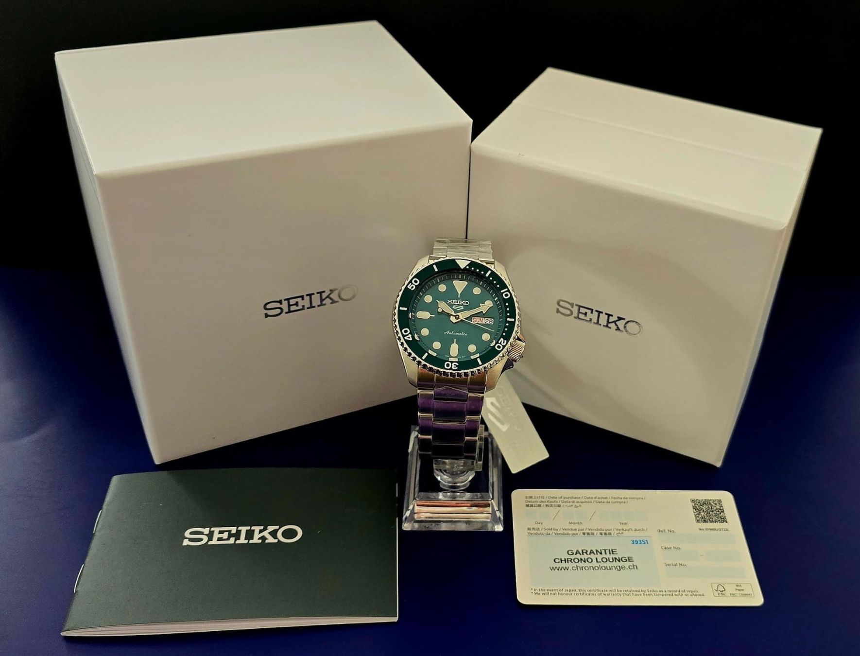 Seiko Uhren: SEIKO AUTOMATIC DAY-DATE FULLSET 2 Jahre Garantie – Neu und originalverpackt aus Neftenbach von Taschen-Uhren