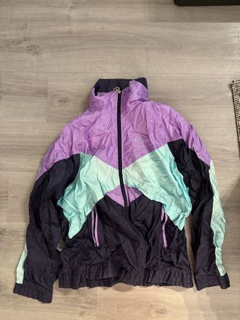 K-WAY Imperméable Vintage Rétro Années 90 Pour Homme - Taille L (XL) - Très Bon état - Couleur Violet