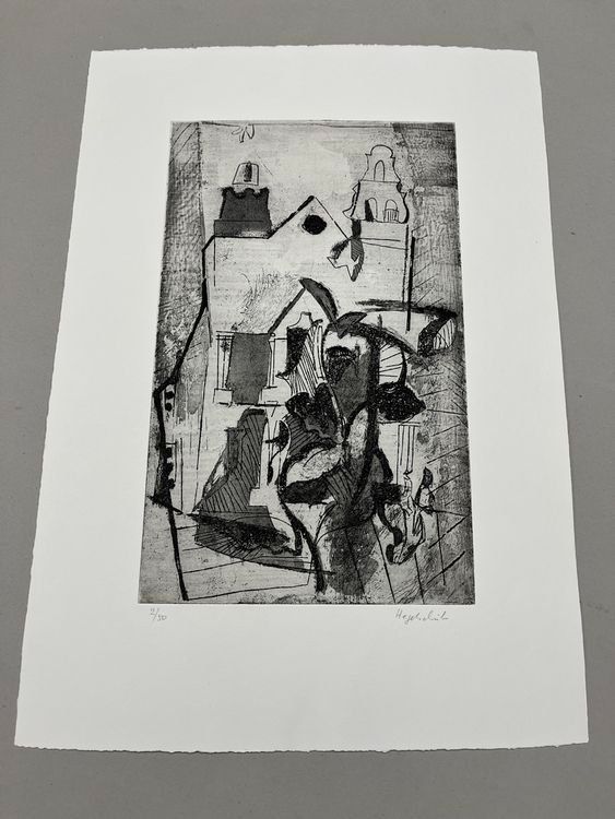 Arts picturaux & lithographies: Max Hegetschweiler RADIERUNG SIGNIERT NUMMERIERT – D'occasion à Gersau par grafik-kunst