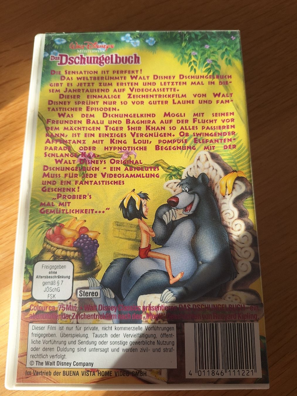 Tutti i VHS: VHS Das Dschungelbuch – Usato da Wanzwil venduto da chlinih93 1