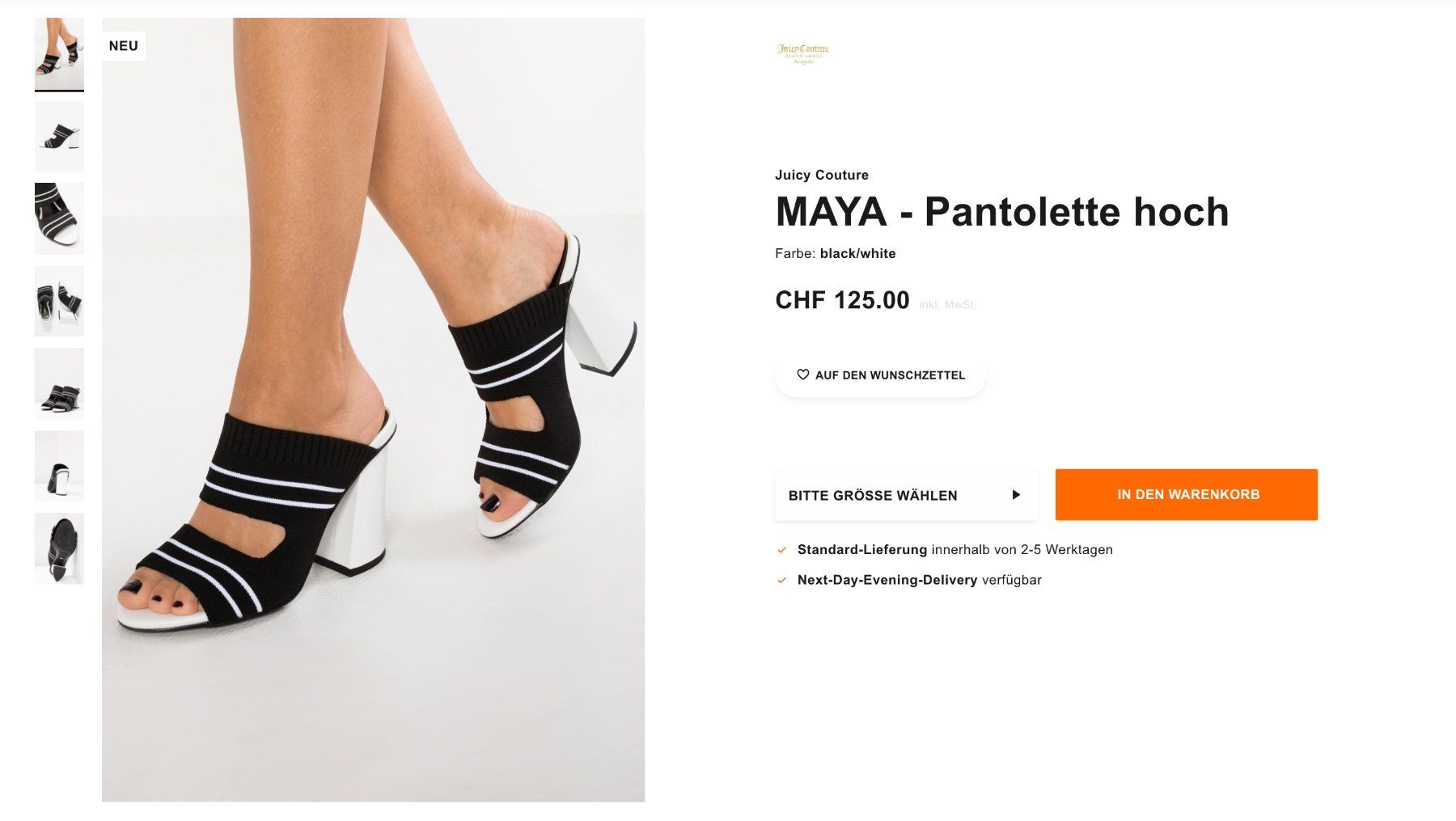 Juicy Couture Scarpe da donna: Juicy Couture heeled slide sandals size 37 – Nuovo (secondo la descrizione) da Adliswil venduto da fashionholic 7