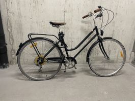 City bike lady black