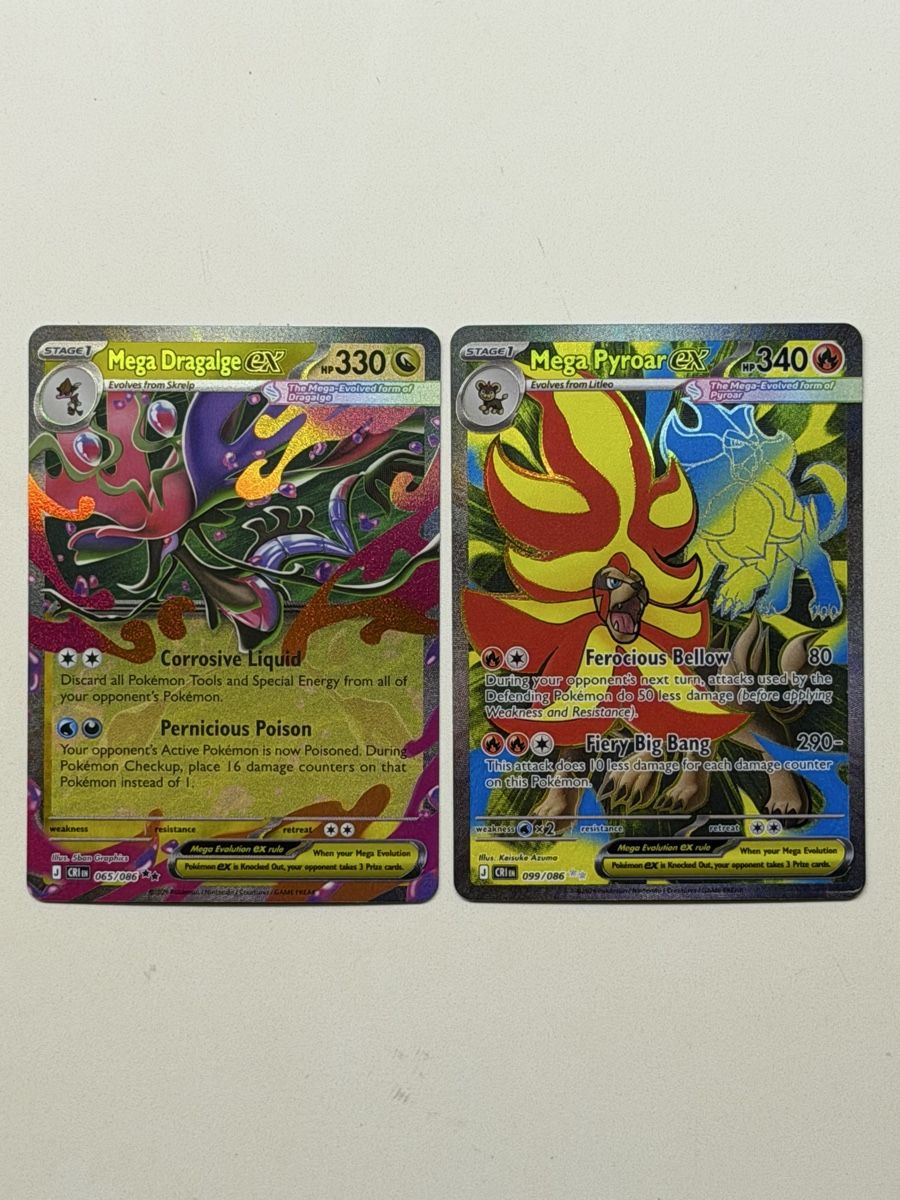 Pokémon Cartes à collectionner: Mega Dragalge ex & Mega Pyroar ex – Mega Evolution – Neuf (Voir description) à Windisch par CharizArdi