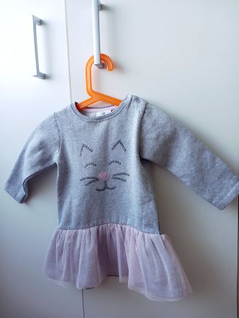 Kleid/Tunika Katze Gr. 80