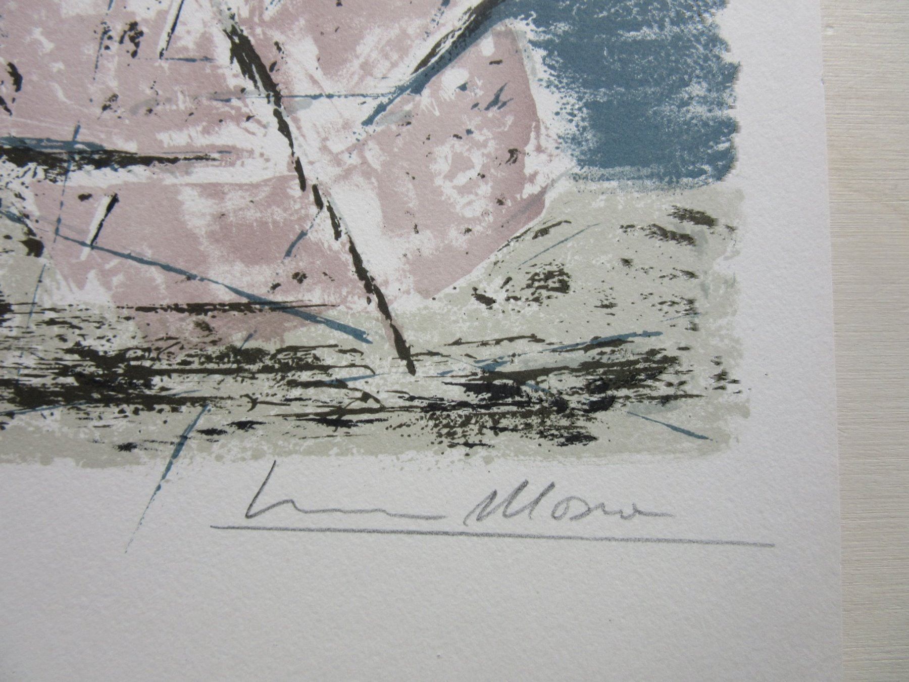 Grafica & Litografie: IVAN MOSCA  LITHOGRAPHIE SIGNIERT – Usato da Gersau venduto da grafik-kunst 1