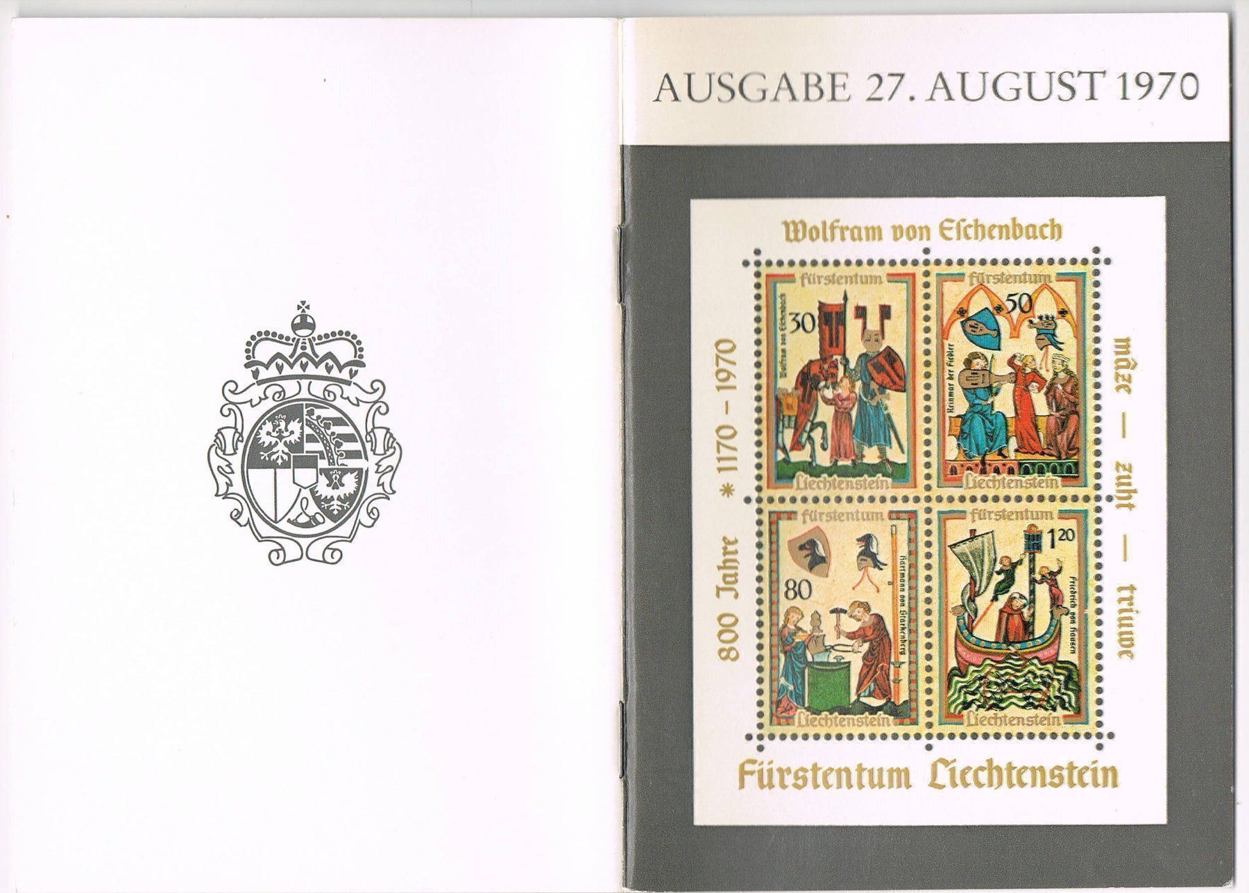 Tous les timbres: Wolfram von Eschenbach-Sonderbriefmarken – D'occasion à Buchs AG par Baerfisch 1